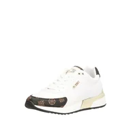 Sneakersy damskie - Damskie Sneakersy GUESS MOXEA/ACTIVE LADY/LEATHER LIKE FL5MOXFAL12-WHBR – Biały - miniaturka - grafika 1