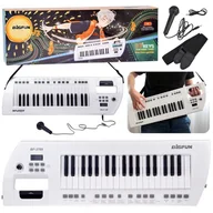 Instrumenty muzyczne dla dzieci - Elektryczne pianino + mikrofon Zabawka Instrument dla dzieci IN0173 - miniaturka - grafika 1