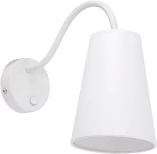 TK Lighting Kinkiet nowoczesny 1pł WIRE WHITE 2445 TKL2445 - Lampy ścienne - miniaturka - grafika 1