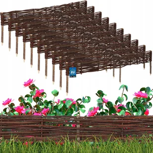 10x PALISADA OGRODOWA WIKLINOWA OBRZEŻE TRAWNIKOWE WBIJANE PŁOTEK 120X10 cm - Ogrodzenia - miniaturka - grafika 1