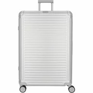 Walizki - Travelite Duża Twarda Walizka Next 79949-56 Srebrny - miniaturka - grafika 1