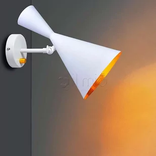 Kinkiet Modern 1 x 20 W E27 biało-złoty 308009 - Lampy ścienne - miniaturka - grafika 1