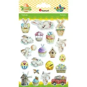 Zabawki kreatywne - NAKLEJKI WYPUKłE WIELKANOC 20SZT - - miniaturka - grafika 1