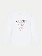 Bluzki damskie - Guess Bluzka K84I18 K8HM0 Biały Regular Fit - miniaturka - grafika 1
