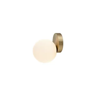 Nowodvorski Kinkiet nowoczesny do łazienki ICE BALL G9 25W szer. 12cm mosiądz 8126 - Lampy ścienne - miniaturka - grafika 1