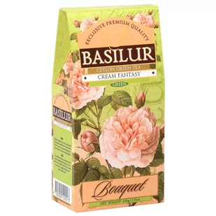 BASILUR Cream Fantasy- Zielonej herbaty cejlońskiej z dodatkiem aromatów owocowych, 100 g x1 - Herbata - miniaturka - grafika 1