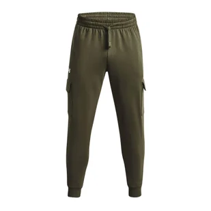 Spodnie męskie Under Armour Rival Fleece Cargo Jogger - Spodnie sportowe męskie - miniaturka - grafika 1