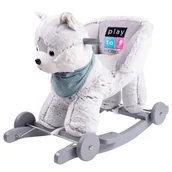 Zabawki na biegunach - PLAYTO 38997 ZABAWKA NA BIEGUNACH HUSKY 64412-uniw - miniaturka - grafika 1