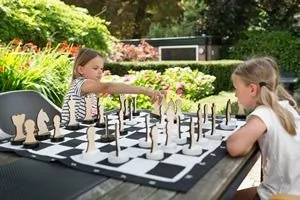 BS Toys, gra tradycyjna, Drewniane szachy, XL