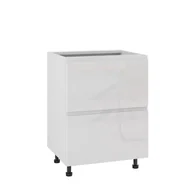 Meble kuchenne - Rimini Szafka Dolna Ds-60-2W_Modern Biały Połysk - miniaturka - grafika 1