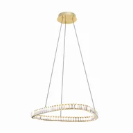 Lampy sufitowe - Athesa lampa wisząca (z pilotem) 1xLED/25W złota MD3169-1-3GT - miniaturka - grafika 1