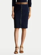 Spódnice - LAUREN RALPH LAUREN Spódnica ołówkowa 200980024001 Granatowy Slim Fit - miniaturka - grafika 1