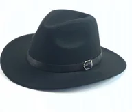 Moda i Uroda OUTLET - Kapelusz Filcowy Jesienny Elegancki Unisex - miniaturka - grafika 1