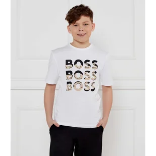 BOSS Kidswear T-shirt Regular Fit - Koszulki dla chłopców - miniaturka - grafika 1