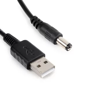 Kabel adapter zasilania z USB na DC 2.5/5.5 100cm - Wzmacniacze antenowe - miniaturka - grafika 1