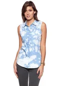 Koszule damskie - Wrangler, Koszula damska, S/L Fade Blouse Tie-Dyed W5211Lwbe, rozmiar S - miniaturka - grafika 1