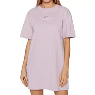 Sukienki - Nike Swoosh - Sukienka damska, kolor liliowy, kod. CZ9406-576 - miniaturka - grafika 1