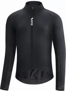 Koszulki rowerowe - GORE WEAR C5 Termiczna bluza Mężczyźni, czarny/szary XXL 2022 Koszulki kolarskie - grafika 1