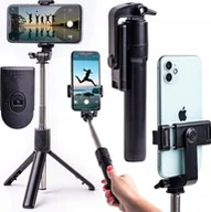 Selfie stick - Selfie stick Hello Case SELFIESTICK UCHWYT KIJEK DO SELFIE Z BLUETOOTH Z PILOTEM TRIPOD - miniaturka - grafika 1