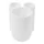 Biały plastikowy kubek na szczoteczki do zębów Touch – Umbra