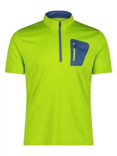 CMP Koszulka kolarska w kolorze zielonym - Koszulki sportowe męskie - miniaturka - grafika 1