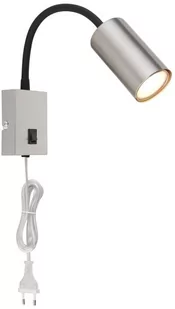 Globo Lighting Robby kinkiet 1x25W czarny/nikiel 57911W - Lampy ścienne - miniaturka - grafika 1