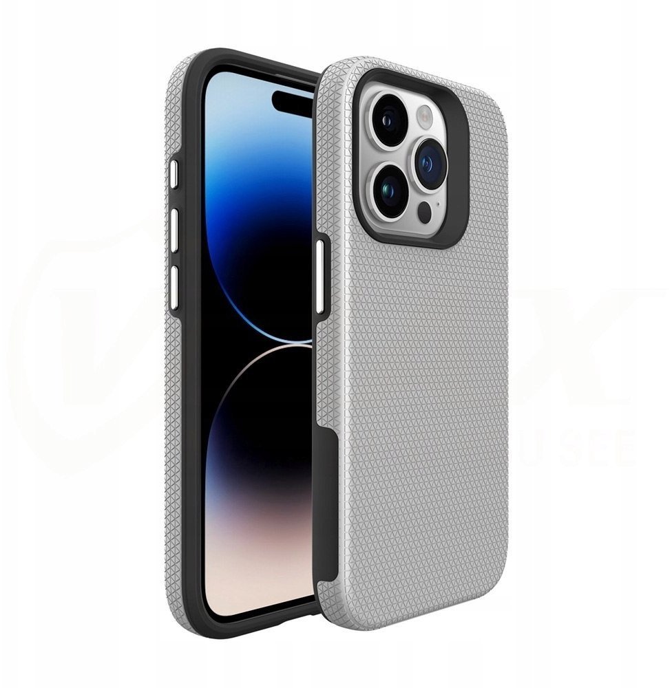 Vmax nakładka Triangle Case do Samsung Galaxy A35 5G srebrna