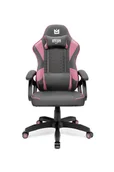 Fotele gamingowe - Fotel gamingowy IMBA GUARDIAN różowy materiałowy - miniaturka - grafika 1