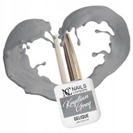 Lakiery hybrydowe - Nails Company Lakier Hybrydowy Krystian Grey 6 ml - miniaturka - grafika 1