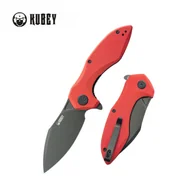 Noże - Nóż składany Kubey Nobel Red G10, Blackwashed 14C26N (KU236P) - miniaturka - grafika 1