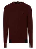 Swetry męskie - Tommy Hilfiger - Sweter męski, czerwony - miniaturka - grafika 1