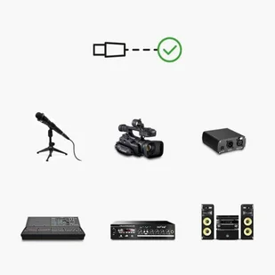 UGREEN AV130 Kabel XLR żeński do XLR męski - 2m (czarny) - Kable - miniaturka - grafika 8