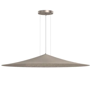 Metalowa lampa wisząca Brito 5070 Shilo stożkowa zwis do kuchni platyna - Lampy sufitowe - miniaturka - grafika 1