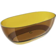 Wanny - Mexen Pure honey wanna wolnostojąca transparentna 170 x 80 cm, korek chrom - 58071708015 - miniaturka - grafika 1