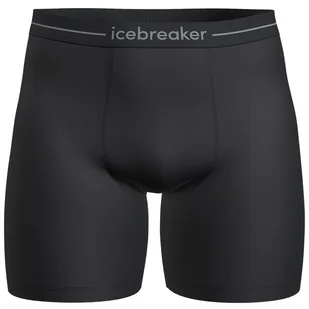 Męskie bokserki Icebreaker M Anatomica Long Boxers Rozmiar: XXL / Kolor: czarny - Majtki męskie - miniaturka - grafika 1