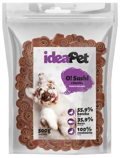 IdeaPet Sushi z kaczką 500g - Przysmaki dla psów - miniaturka - grafika 1