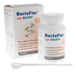 Mito Pharma BactoFlor dla dzieci 60g Probiotyk dla dzieci - Suplementy naturalne - miniaturka - grafika 1
