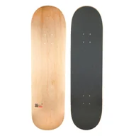 Akcesoria do skatingu - Deck deskorolki Oxelo DK100 8,5" klonowy z gripem - miniaturka - grafika 1