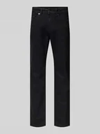 Spodnie męskie - Jeansy o kroju straight fit z mieszanki bawełny - miniaturka - grafika 1