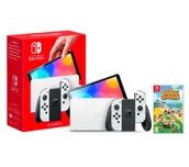 Konsole Nintendo - Nintendo Switch OLED Biały + Animal Crossing - miniaturka - grafika 1
