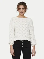 Swetry damskie - ONLY Sweter Brynn 15222853 Biały Regular Fit - miniaturka - grafika 1
