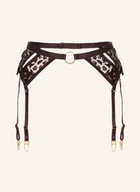 Akcesoria do bielizny - Aubade Pasy Do Pończoch Crazy In Love braun - miniaturka - grafika 1