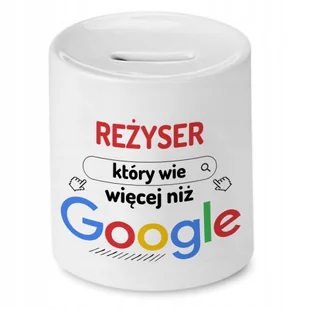 Skarbonka Dla Reżysera na Urodziny na Prezent z Nadrukiem ze Zdjęciem + Opakowanie na prezent (wzór 03) - Skarbonki - miniaturka - grafika 1