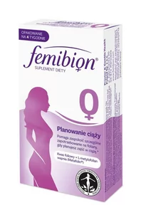 Merck SP.Z O.O. Femibion 0 Planowanie ciąży dla kobiet planujących ciążę 28 tabletek 3276041 - Witaminy i minerały - miniaturka - grafika 1