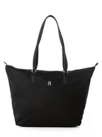 Torebki damskie - Tommy Hilfiger - Damska torba shopper, czarny - miniaturka - grafika 1