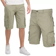 Odzież taktyczna i umundurowanie - Spodenki Alpha Industries Alpha Short 136250 679 - Piaskowe - miniaturka - grafika 1