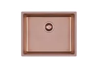 Zlewozmywaki - FOSTER SMOKEY BOWL 50x40 UNDERMOUNT COPPER - miniaturka - grafika 1