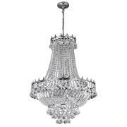 Lampy sufitowe - Searchlight Żyrandol kryształowy Versailles chrom 55 cm - miniaturka - grafika 1