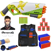 Zabawki militarne - Nerf Roblox Ninja Legends Shadow Sensei F5485 + kamizelka + bandana + okulary + opaska + cele + 100 strzałek - miniaturka - grafika 1