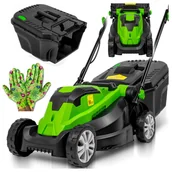 Kosiarki - MALTEC MOCNA POLSKA LEKKA KOSIARKA ELEKTRYCZNA DO TRAWY DUŻY KOSZ 30L 2100W - miniaturka - grafika 1